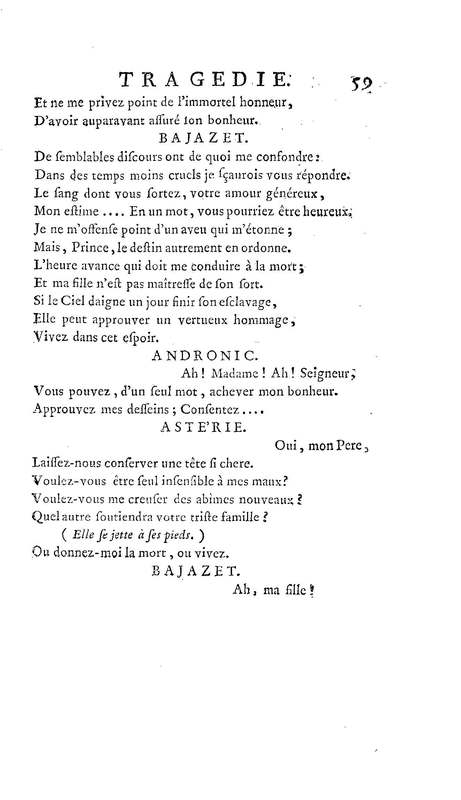 Bajazet premier, tragédie par M. le chevalier de P*** Bajazet premier, tragédie par M. le chevalier de P***