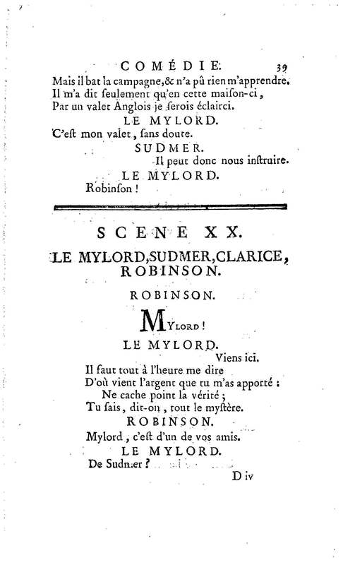 Anglais à Bordeaux (L'), comédie en un acte et en vers libres, par M. Favart… [Par les Comédiens françois ordinaires du Roi, 14 mars 1763]