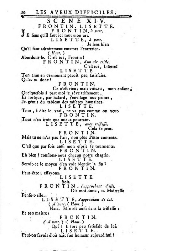Aveux difficiles (Les), comédie en un acte et en vers Aveux difficiles (Les), comédie en un acte et en vers