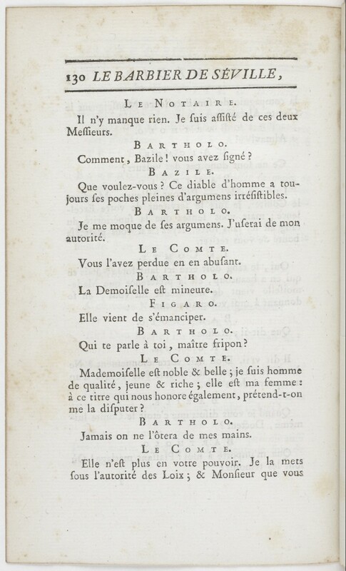 Barbier de Séville, ou La précaution inutile (Le), comédie en quatre actes