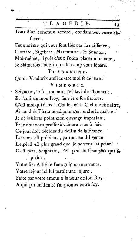 Pharamond, tragédie, par M. de C***