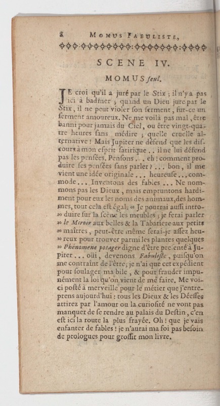 Momus fabuliste, ou les Noces de Vulcain, comédie Momus fabuliste, ou les Noces de Vulcain, comédie