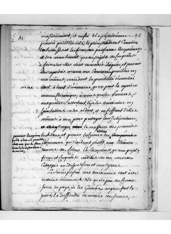 Voyage au continent américain par un Français en 1777, et Réflexions philosophiques sur ces nouveaux républicains