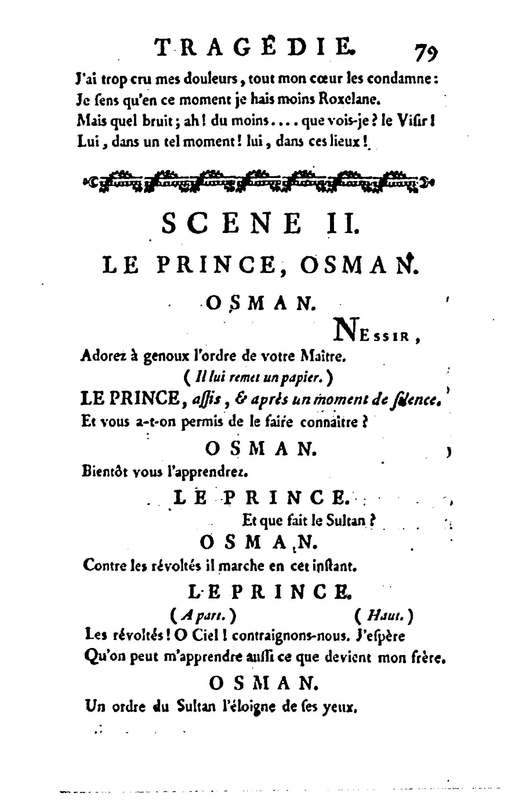 Mustapha et Zéangir, tragédie en cinq actes et en vers, représentée sur le théâtre de Fontainebleau, devant Leurs Majestés, le 1er novembre 1776 Mustapha et Zéangir, tragédie en cinq actes et en vers, représentée sur le théâtre de Fontainebleau, devant Leurs Majestés, le 1er novembre 1776