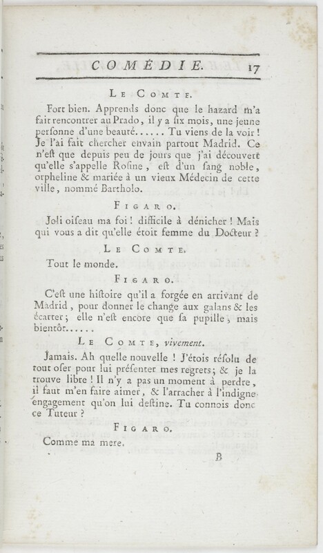 Barbier de Séville, ou La précaution inutile (Le), comédie en quatre actes