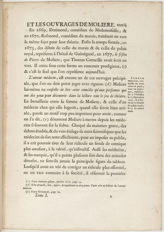 Mémoires sur la vie et les œuvres de Molière (Les) Mémoires sur la vie et les œuvres de Molière (Les)