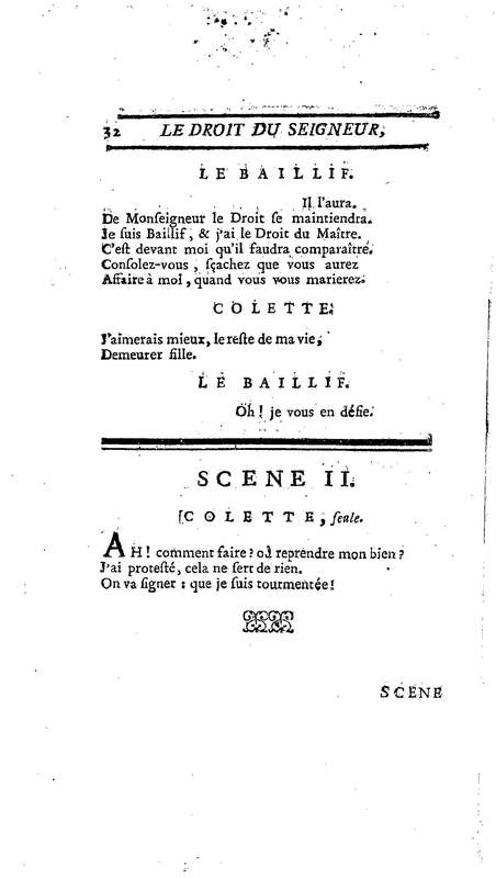 Droit du Seigneur (Le),comédie en vers par M. de Voltaire. Représentée pour la première fois, sous le titre de L'Écueil du sage, par les Comédiens françois ordinaires du Roi, le 18 janvier 1762, Droit du Seigneur (Le),comédie en vers par M. de Voltaire. Représentée pour la première fois, sous le titre de L'Écueil du sage, par les Comédiens françois ordinaires du Roi, le 18 janvier 1762,