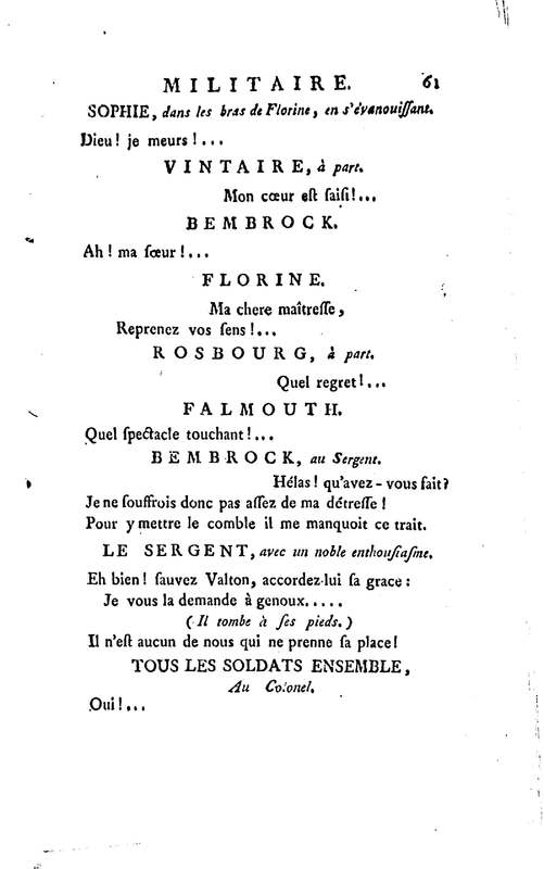 Discipline militaire du Nord (La), drame en quatre actes, en vers libres
