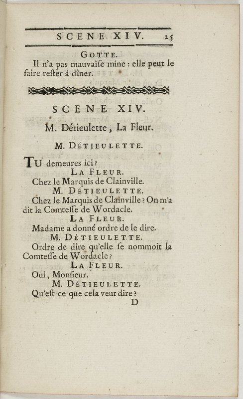 Gageure imprévue (La), comédie en prose et en un acte… par M. Sedaine. [Paris, les Comédiens français, 27 mai 1768]