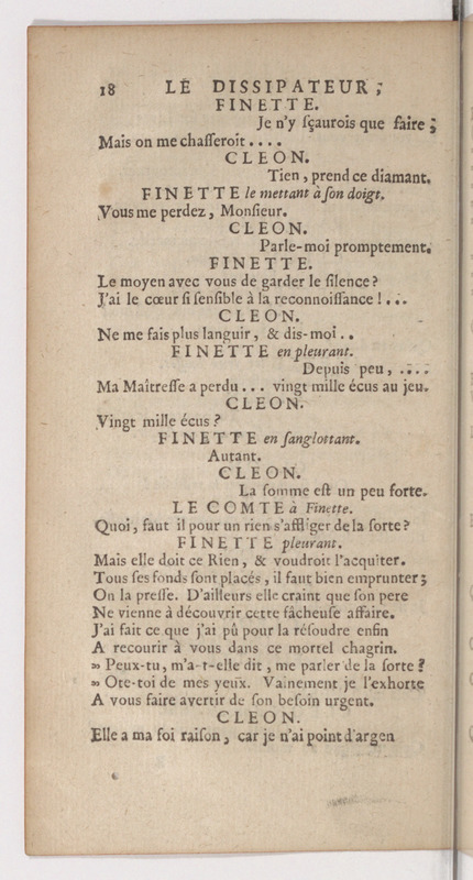Dissipateur, ou l'Honneste Friponne (Le), comédie Dissipateur, ou l'Honneste Friponne (Le), comédie