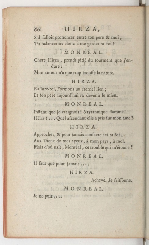Hirza, tragédie, par M. de Sauvigny… (Comédiens ordinaires du Roi, 27 mai 1767) Hirza, tragédie, par M. de Sauvigny… (Comédiens ordinaires du Roi, 27 mai 1767)