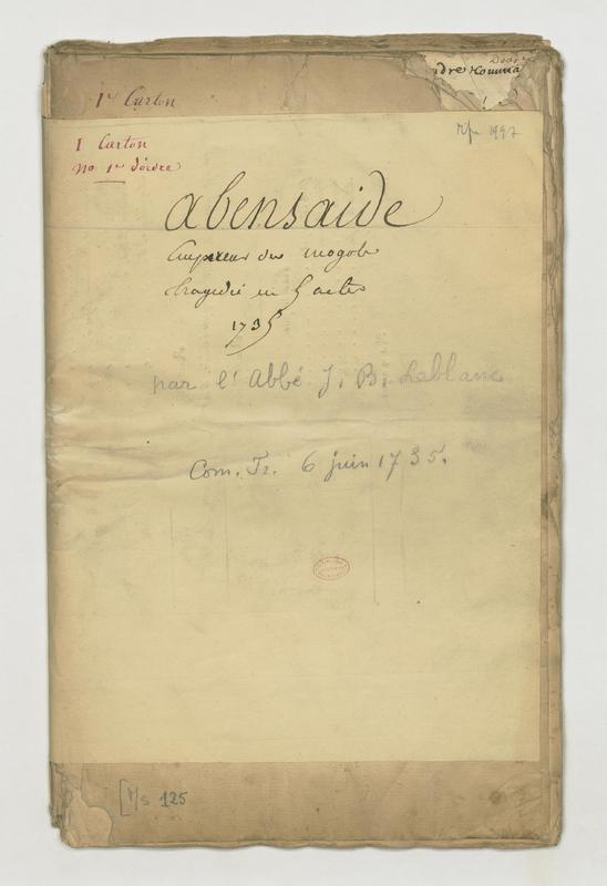 Aben-Saïd, empereur des Mogols
