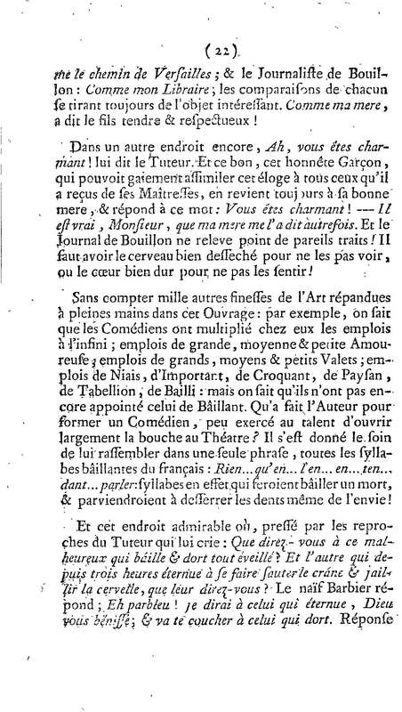 Barbier de Séville, ou la Précaution inutile (Le ), comédie en quatre actes, par M. de Beaumarchais, représentée sur le théâtre de la Comédie Française le 23 février 1775 (avec une Lettre modérée sur la chute et la critique du Barbier de Séville) Barbier de Séville, ou la Précaution inutile (Le ), comédie en quatre actes, par M. de Beaumarchais, représentée sur le théâtre de la Comédie Française le 23 février 1775 (avec une Lettre modérée sur la chute et la critique du Barbier de Séville)