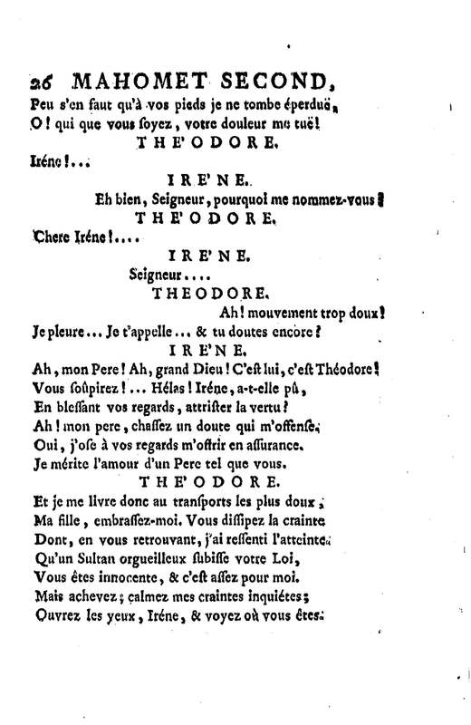 Mahomet second, tragédie, par M. de La Noue