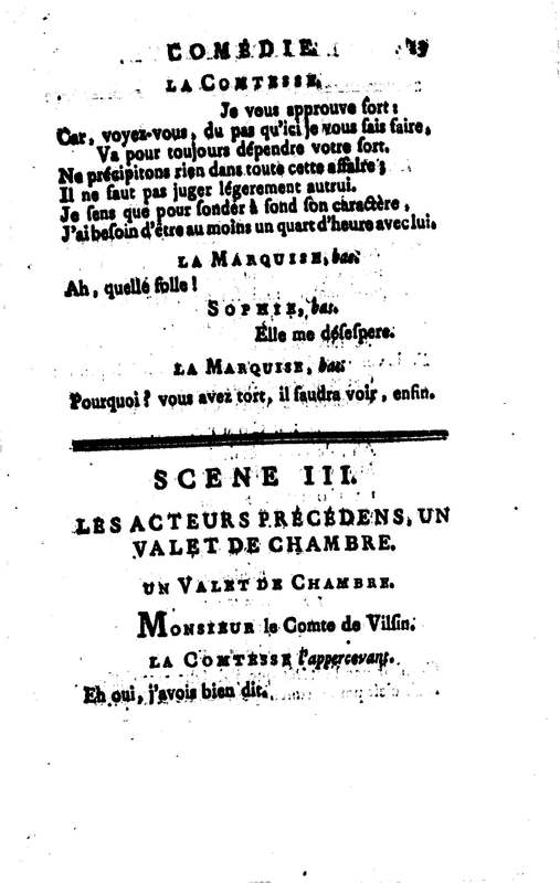 Persifleur (Le), comédie en trois actes et en vers… par M. de Sauvigny