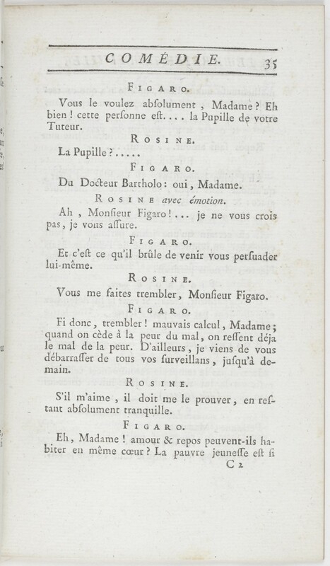Barbier de Séville, ou La précaution inutile (Le), comédie en quatre actes