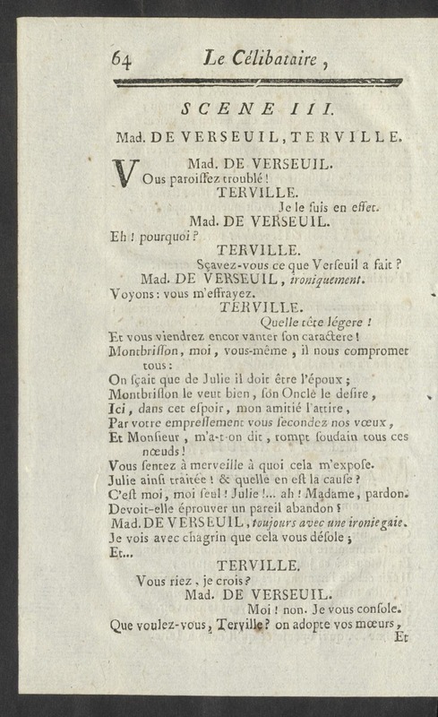 Célibataire (Le), comédie en cinq actes et en vers