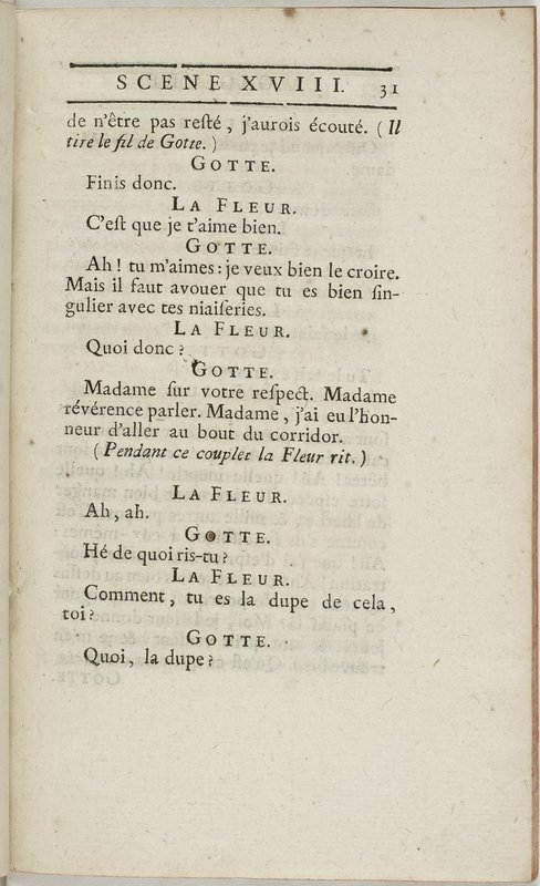 Gageure imprévue (La), comédie en prose et en un acte… par M. Sedaine. [Paris, les Comédiens français, 27 mai 1768]