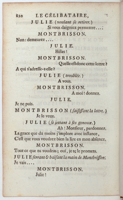 Célibataire (Le), comédie en cinq actes et en vers, représentée pour la première fois par les Comédiens françois, le 20 septembre 1775 Célibataire (Le), comédie en cinq actes et en vers, représentée pour la première fois par les Comédiens françois, le 20 septembre 1775