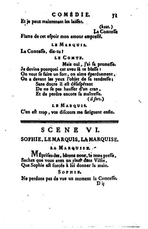 Persifleur (Le), comédie en trois actes et en vers… par M. de Sauvigny