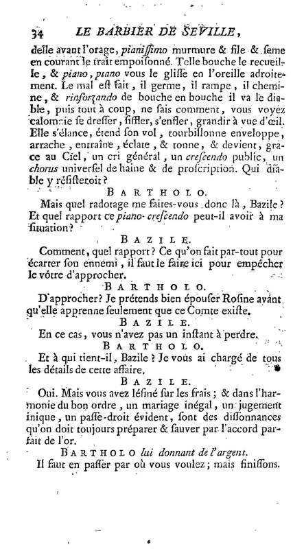 Barbier de Séville, ou la Précaution inutile (Le ), comédie en quatre actes, par M. de Beaumarchais, représentée sur le théâtre de la Comédie Française le 23 février 1775 (avec une Lettre modérée sur la chute et la critique du Barbier de Séville) Barbier de Séville, ou la Précaution inutile (Le ), comédie en quatre actes, par M. de Beaumarchais, représentée sur le théâtre de la Comédie Française le 23 février 1775 (avec une Lettre modérée sur la chute et la critique du Barbier de Séville)