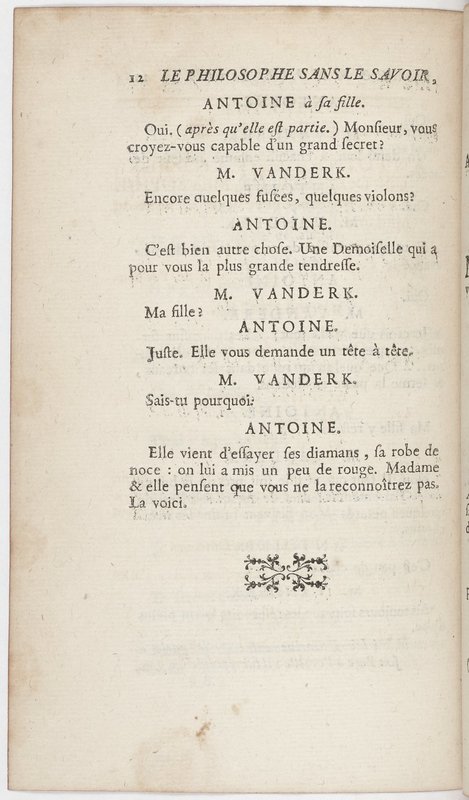 Philosophe sans le savoir (Le), comédie en prose et en cinq actes… par M. Sedaine. [Paris, les Comédiens français, 2 novembre 1765]