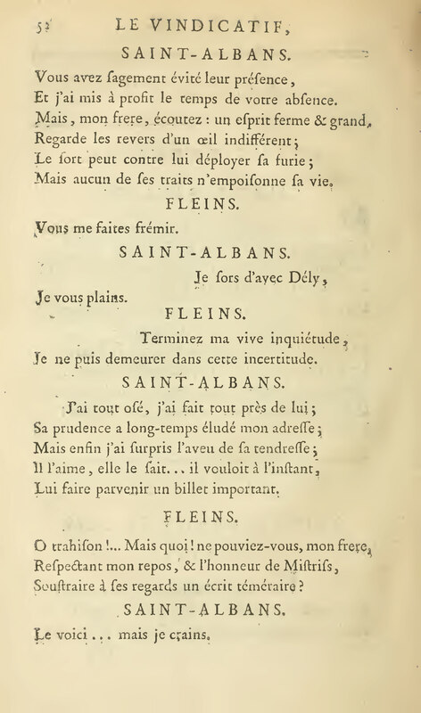 Vindicatif (Le), drame en cinq actes, et en vers libres Vindicatif (Le), drame en cinq actes, et en vers libres