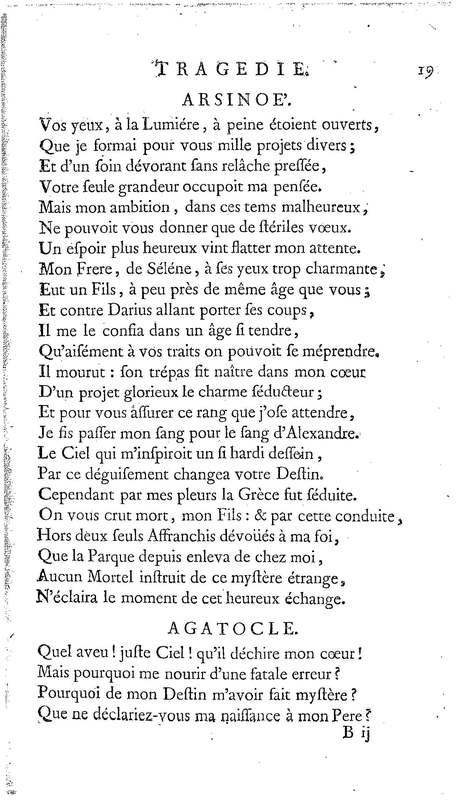 Lysimachus, tragédie par M. de Caux de Montlebert, représentée pour la première fois le 13 décembre 1737 Lysimachus, tragédie par M. de Caux de Montlebert, représentée pour la première fois le 13 décembre 1737