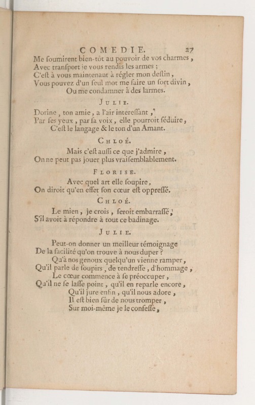 École amoureuse (L'), comédie en un acte, en vers, représentée pour la première fois par les Comédiens ordinaires du Roi, le 11 septembre 1747 École amoureuse (L'), comédie en un acte, en vers, représentée pour la première fois par les Comédiens ordinaires du Roi, le 11 septembre 1747