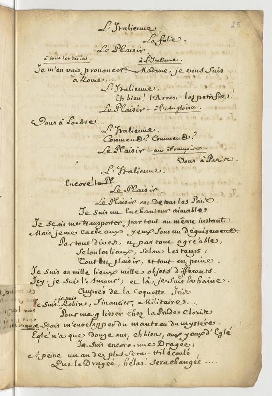 Plaisir (Le), comédie en un acte et en vers libres Plaisir (Le), comédie en un acte et en vers libres