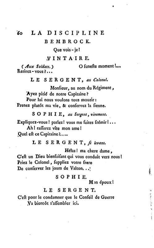 Discipline militaire du Nord (La), drame en quatre actes, en vers libres Discipline militaire du Nord (La), drame en quatre actes, en vers libres