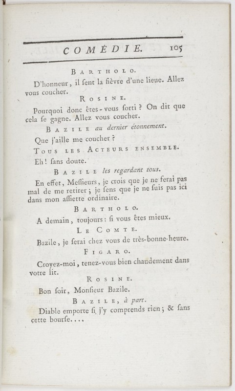 Barbier de Séville, ou la Précaution inutile (Le), comédie en quatre actes ; par M. de Beaumarchais ; représentée & tombée sur le théâtre de la Comédie Françoise aux Tuileries, le 23 de février 1775 Barbier de Séville, ou la Précaution inutile (Le), comédie en quatre actes ; par M. de Beaumarchais ; représentée & tombée sur le théâtre de la Comédie Françoise aux Tuileries, le 23 de février 1775