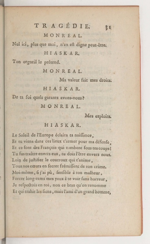 Hirza, tragédie, par M. de Sauvigny… (Comédiens ordinaires du Roi, 27 mai 1767) Hirza, tragédie, par M. de Sauvigny… (Comédiens ordinaires du Roi, 27 mai 1767)