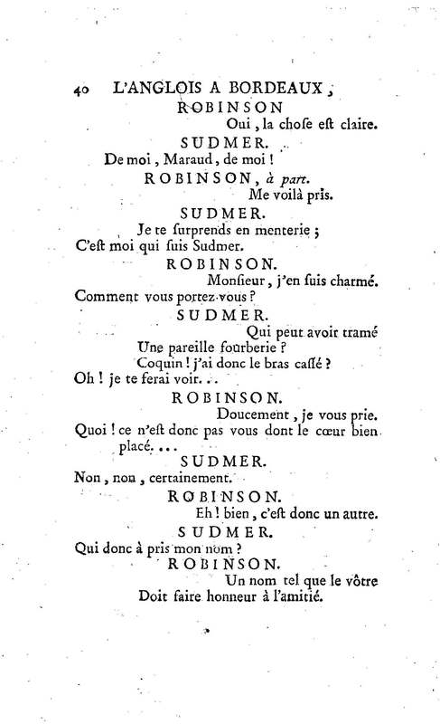 Anglais à Bordeaux (L'), comédie en un acte et en vers libres, par M. Favart… [Par les Comédiens françois ordinaires du Roi, 14 mars 1763]
