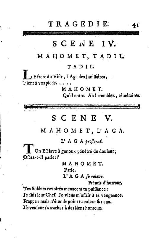 Mahomet second, tragédie, par M. de La Noue