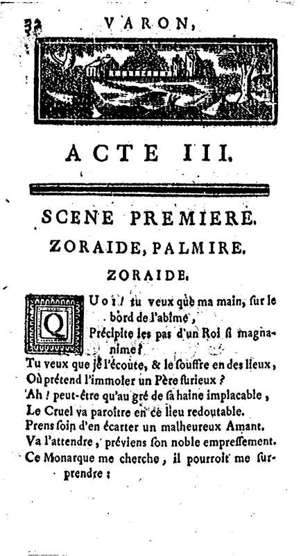 Varon, tragédie. Par M. le vicomte de Graves, capitaine au régiment de C… Varon, tragédie. Par M. le vicomte de Graves, capitaine au régiment de C…