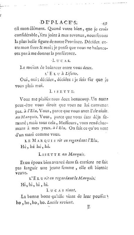 Acteurs déplacés ou l'Amant comedien (Les). Comedie en un acte. Avec un prologue & un divertissement. Représentée pour la premiere fois par les Comédiens ordinaires du Roi, le 14 octobre 1735…