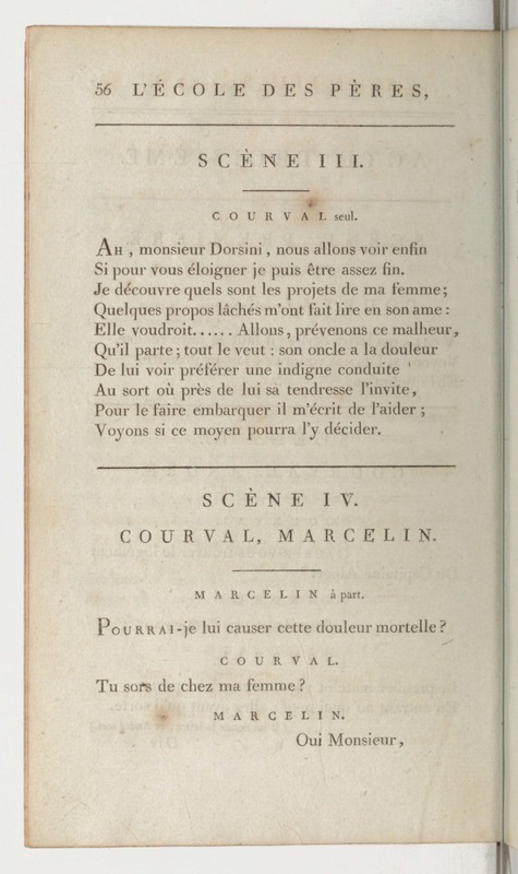 École des pères (L'), comédie en cinq actes, en vers, par M. Pieyre