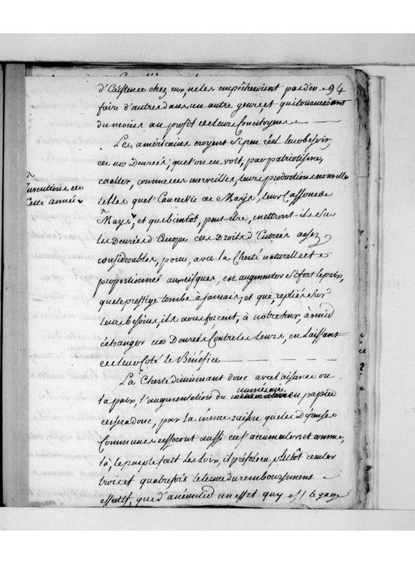 Voyage au continent américain par un Français en 1777, et Réflexions philosophiques sur ces nouveaux républicains