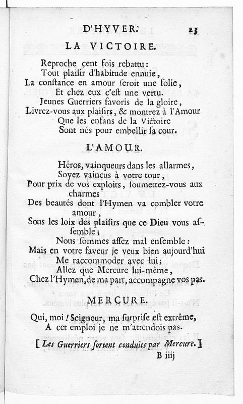 Quartier d'hyver (Le), comédie en un acte et en vers, représentée pour la première fois par les Comédiens françois ordinaires du Roi, le 4 décembre 1744 Quartier d'hyver (Le), comédie en un acte et en vers, représentée pour la première fois par les Comédiens françois ordinaires du Roi, le 4 décembre 1744