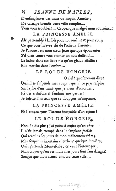 Jeanne de Naples, Tragédie en cinq actes et en vers Jeanne de Naples, Tragédie en cinq actes et en vers