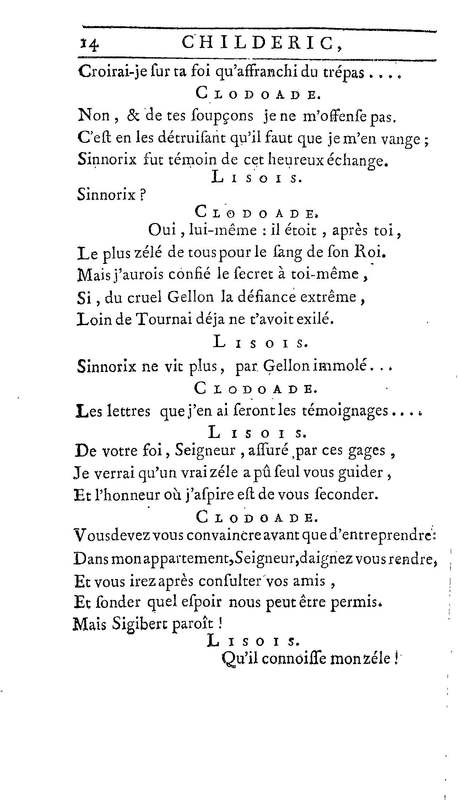 Childéric, tragédie… Childéric, tragédie…