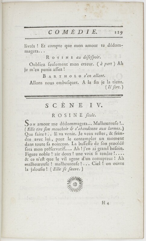 Barbier de Séville, ou La précaution inutile (Le), comédie en quatre actes