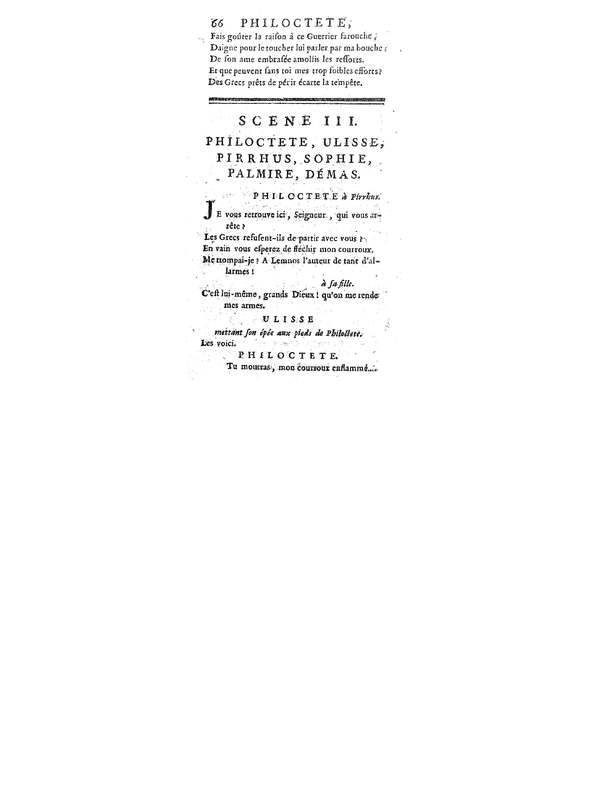 Philoctete, tragedie, par M. de Chateaubrun, de l'Académie françoise Philoctete, tragedie, par M. de Chateaubrun, de l'Académie françoise