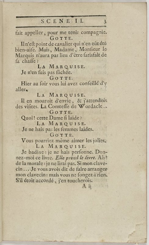 Gageure imprévue (La), comédie en prose et en un acte… par M. Sedaine. [Paris, les Comédiens français, 27 mai 1768]