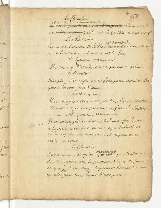 Tragédie en prose lue au foyer (La), pièce nouvelle en un acte