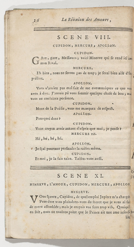 Réunion des Amours (La), comédie héroïque Réunion des Amours (La), comédie héroïque