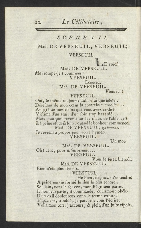 Célibataire (Le), comédie en cinq actes et en vers Célibataire (Le), comédie en cinq actes et en vers