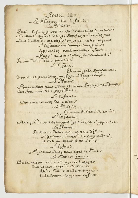 Plaisir (Le), comédie en un acte et en vers libres Plaisir (Le), comédie en un acte et en vers libres
