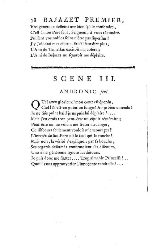 Bajazet premier, tragédie par M. le chevalier de P*** Bajazet premier, tragédie par M. le chevalier de P***